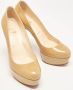 Christian Louboutin Pre-owned Leather heels Beige Dames - Thumbnail 3