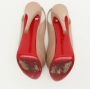 Christian Louboutin Pre-owned Leather heels Beige Dames - Thumbnail 5