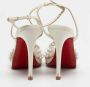 Christian Louboutin Pre-owned Leather heels Beige Dames - Thumbnail 5