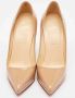 Christian Louboutin Pre-owned Leather heels Beige Dames - Thumbnail 2