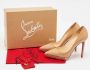 Christian Louboutin Pre-owned Leather heels Beige Dames - Thumbnail 8