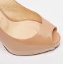 Christian Louboutin Pre-owned Leather heels Beige Dames - Thumbnail 6