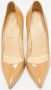 Christian Louboutin Pre-owned Leather heels Beige Dames - Thumbnail 2