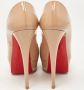 Christian Louboutin Pre-owned Leather heels Beige Dames - Thumbnail 4