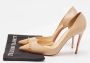 Christian Louboutin Pre-owned Leather heels Beige Dames - Thumbnail 7