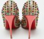 Christian Louboutin Pre-owned Leather heels Beige Dames - Thumbnail 3