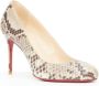 Christian Louboutin Pre-owned Leather heels Beige Dames - Thumbnail 2