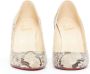 Christian Louboutin Pre-owned Leather heels Beige Dames - Thumbnail 3