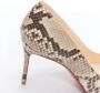 Christian Louboutin Pre-owned Leather heels Beige Dames - Thumbnail 7