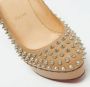 Christian Louboutin Pre-owned Leather heels Beige Dames - Thumbnail 5