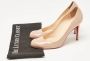 Christian Louboutin Pre-owned Leather heels Beige Dames - Thumbnail 7