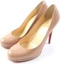 Christian Louboutin Pre-owned Leather heels Beige Dames - Thumbnail 2