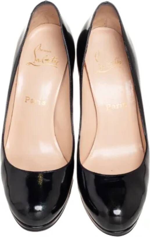 Christian Louboutin Pre-owned Leather heels Black Dames