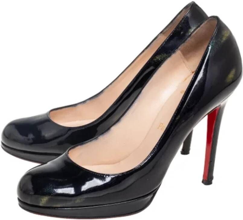 Christian Louboutin Pre-owned Leather heels Black Dames