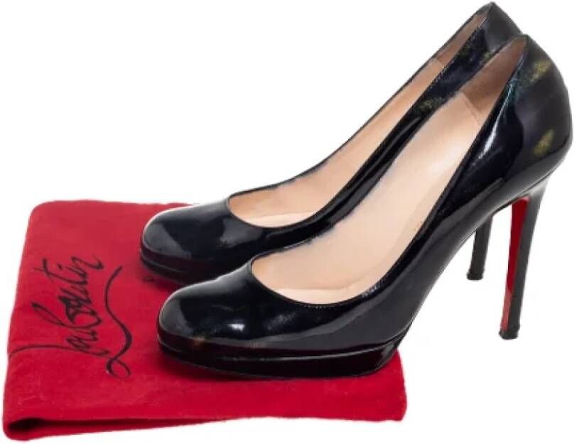 Christian Louboutin Pre-owned Leather heels Black Dames