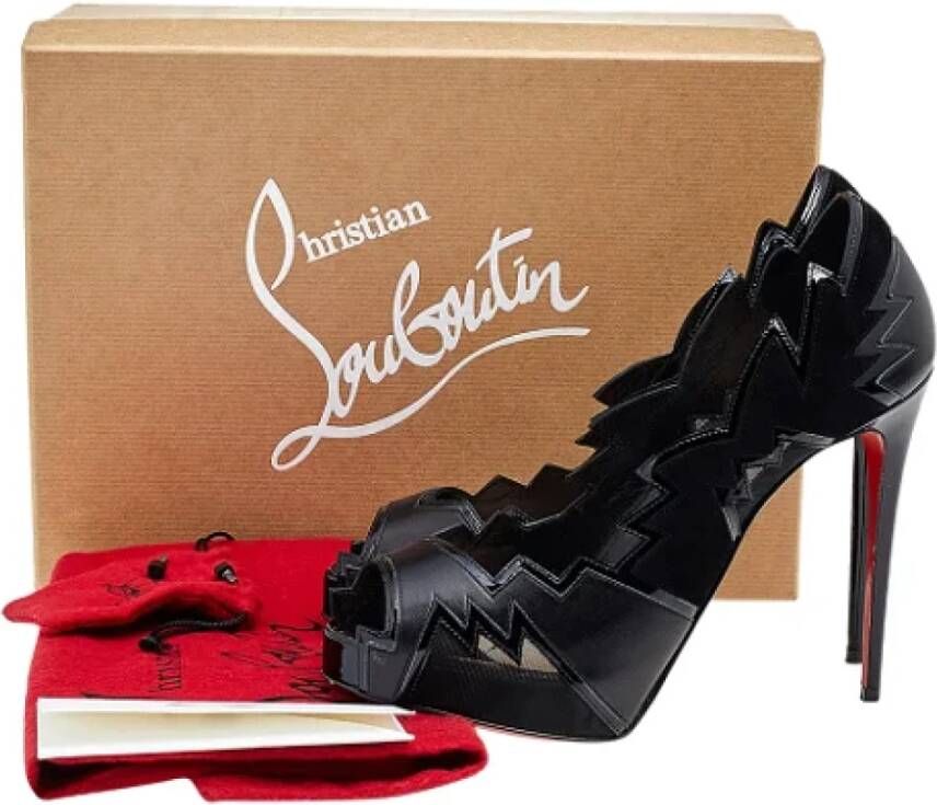 Christian Louboutin Pre-owned Leather heels Black Dames