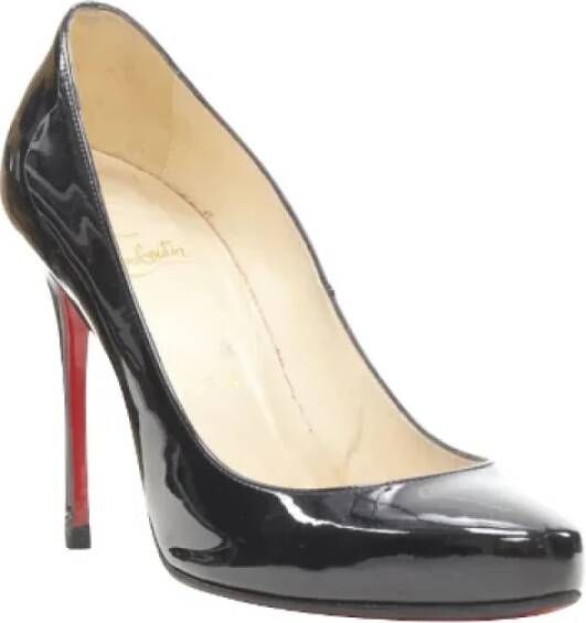 Christian Louboutin Pre-owned Leather heels Black Dames