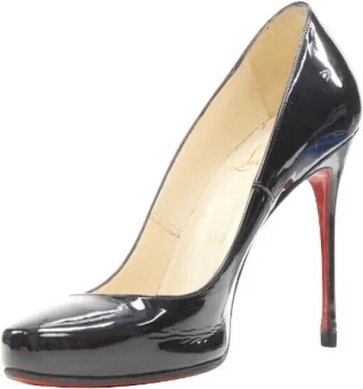 Christian Louboutin Pre-owned Leather heels Black Dames