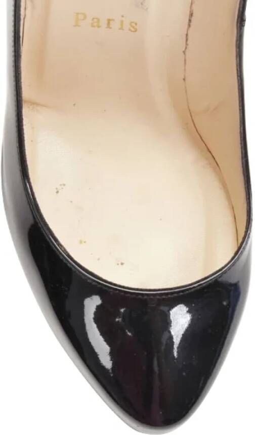 Christian Louboutin Pre-owned Leather heels Black Dames