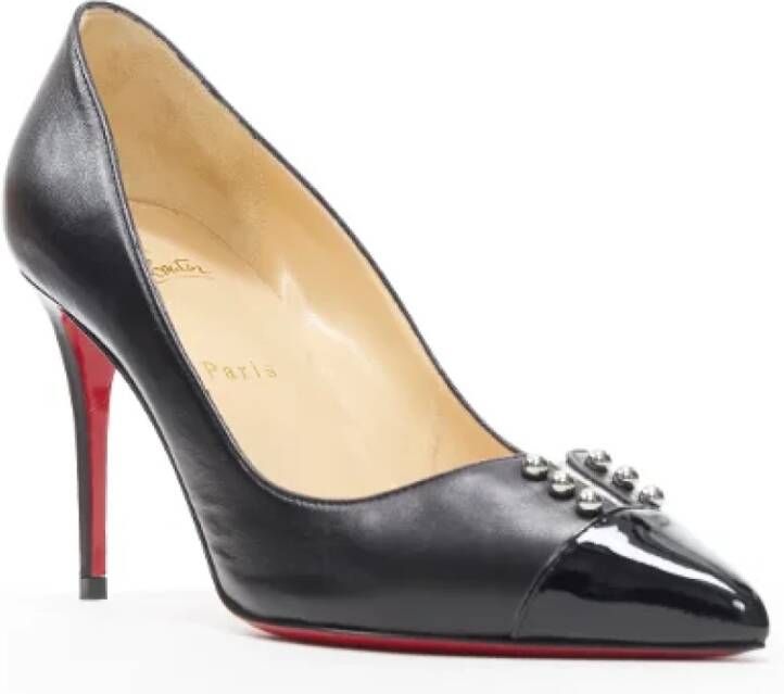 Christian Louboutin Pre-owned Leather heels Black Dames