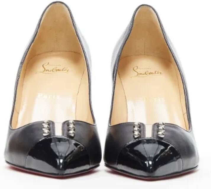 Christian Louboutin Pre-owned Leather heels Black Dames