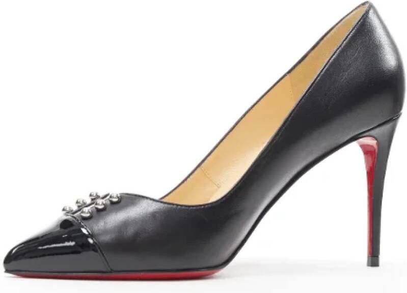 Christian Louboutin Pre-owned Leather heels Black Dames