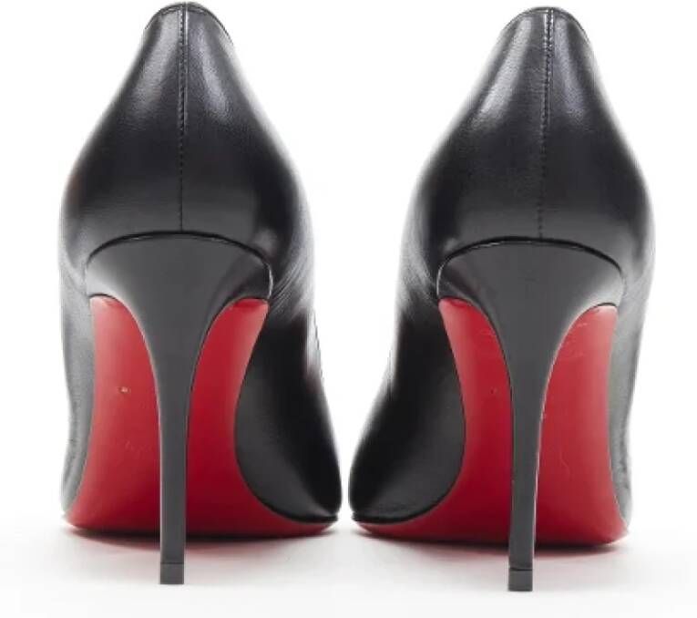 Christian Louboutin Pre-owned Leather heels Black Dames