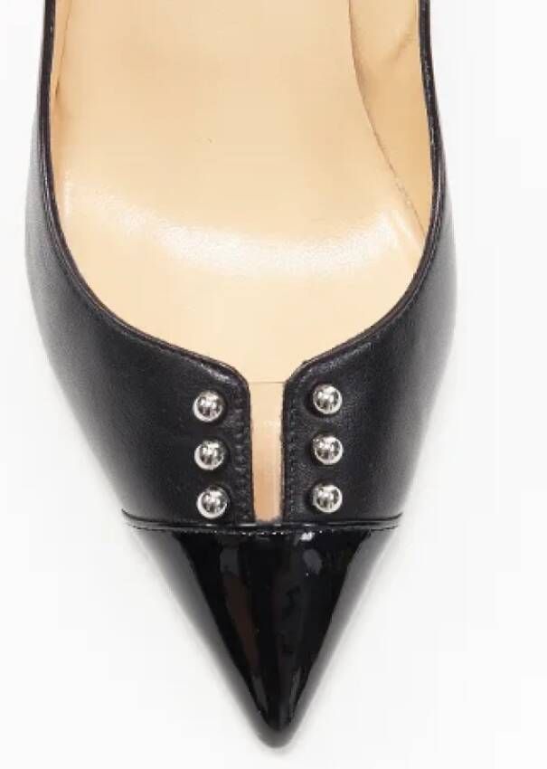 Christian Louboutin Pre-owned Leather heels Black Dames