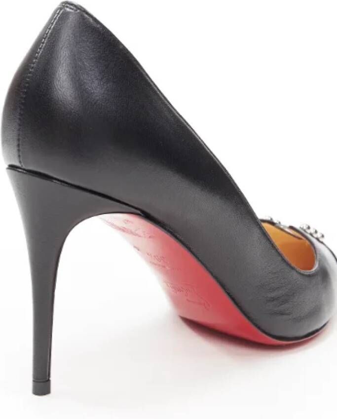 Christian Louboutin Pre-owned Leather heels Black Dames