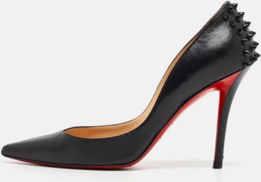 Christian Louboutin Pre-owned Leather heels Black Dames