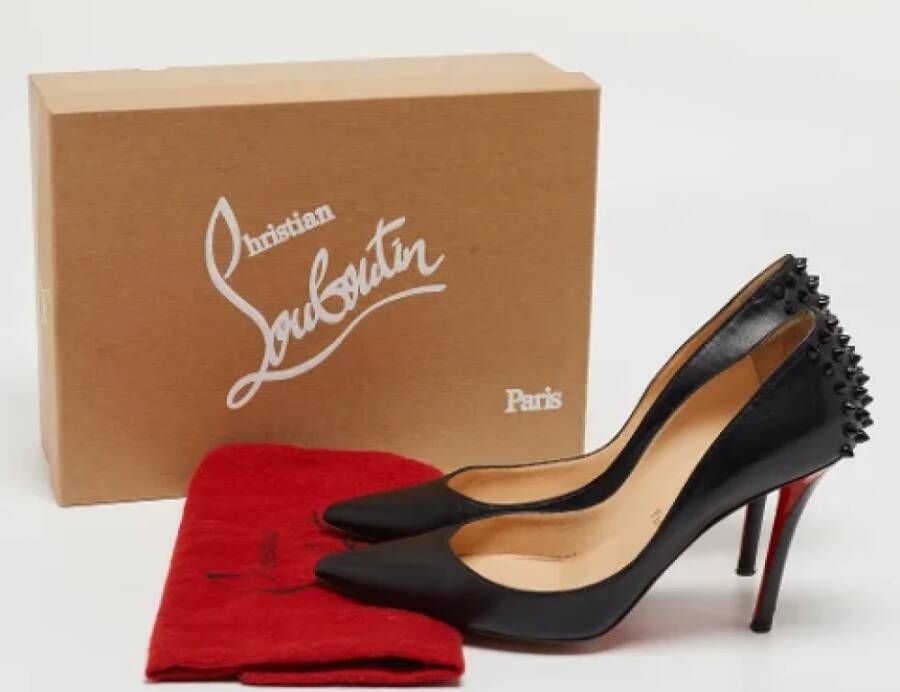 Christian Louboutin Pre-owned Leather heels Black Dames