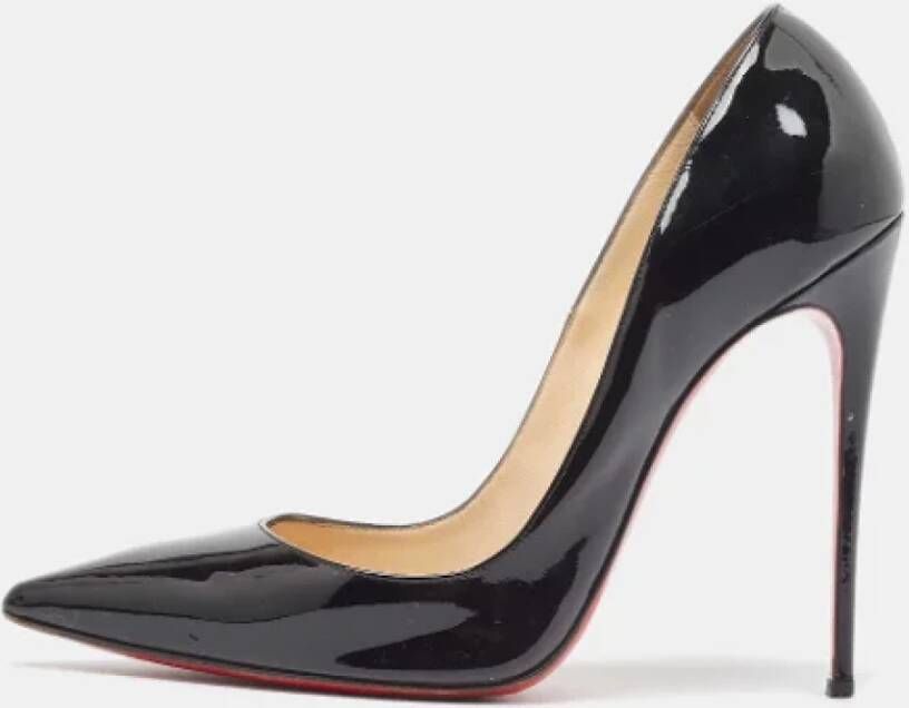 Christian Louboutin Pre-owned Leather heels Black Dames