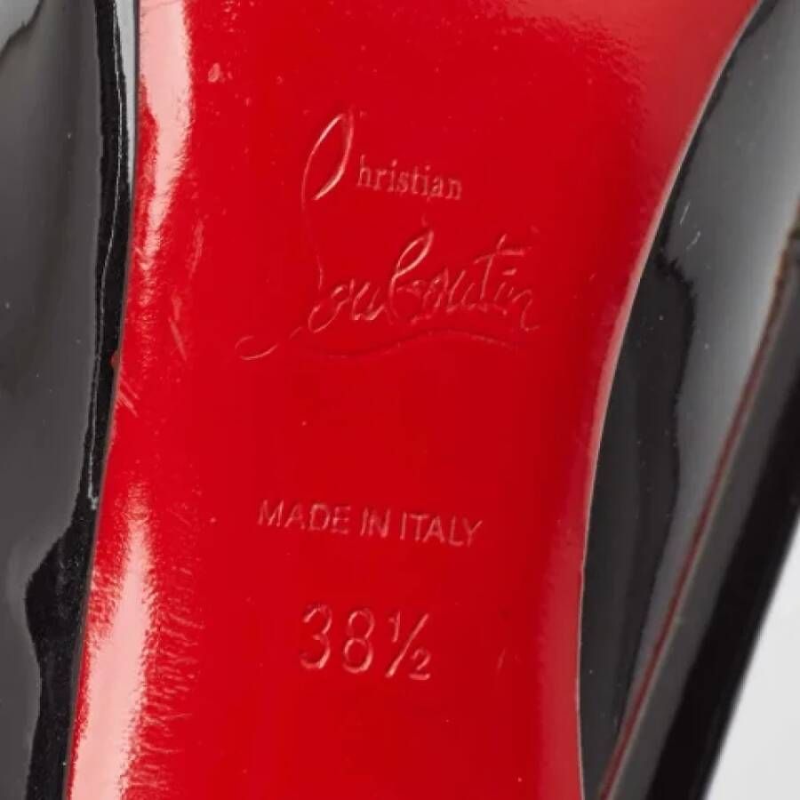 Christian Louboutin Pre-owned Leather heels Black Dames