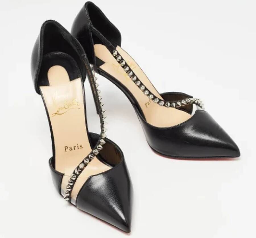 Christian Louboutin Pre-owned Leather heels Black Dames