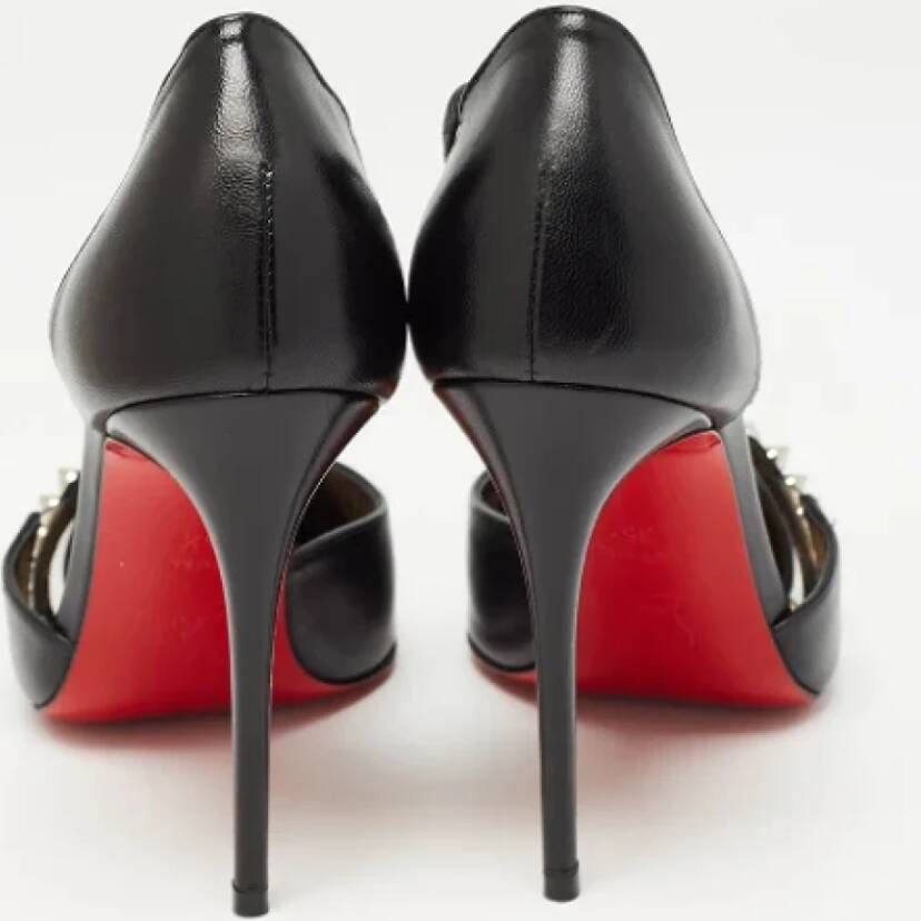 Christian Louboutin Pre-owned Leather heels Black Dames