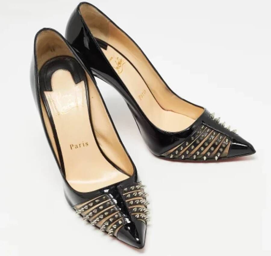 Christian Louboutin Pre-owned Leather heels Black Dames