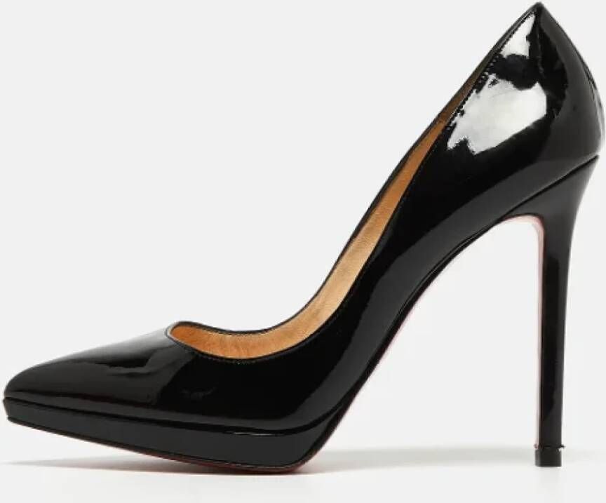 Christian Louboutin Pre-owned Leather heels Black Dames