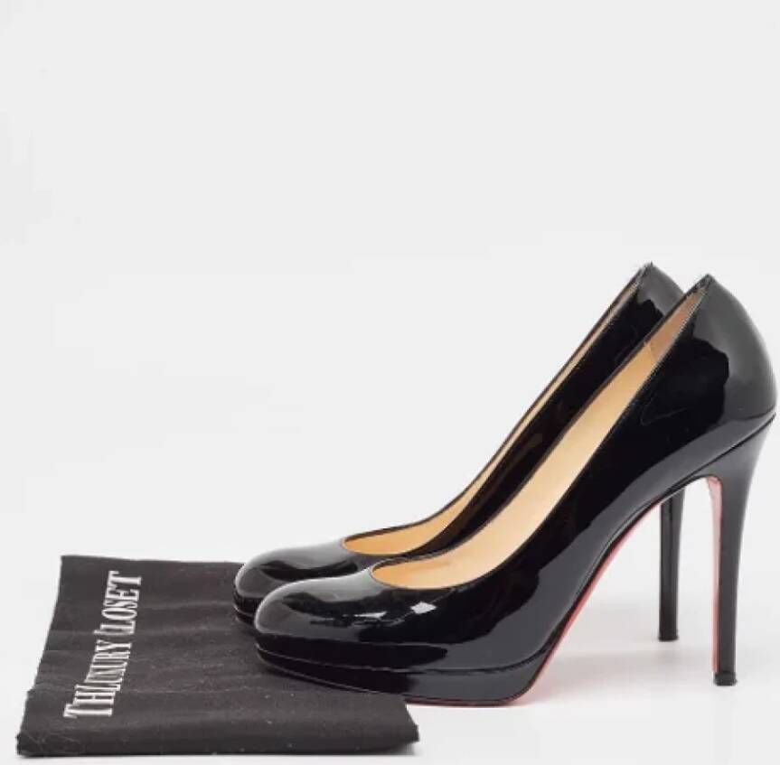 Christian Louboutin Pre-owned Leather heels Black Dames