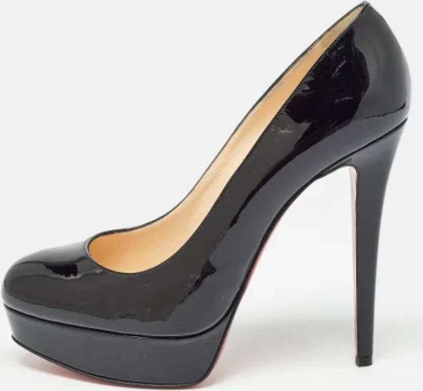 Christian Louboutin Pre-owned Leather heels Black Dames