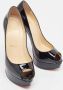 Christian Louboutin Pre-owned Leather heels Black Dames - Thumbnail 4