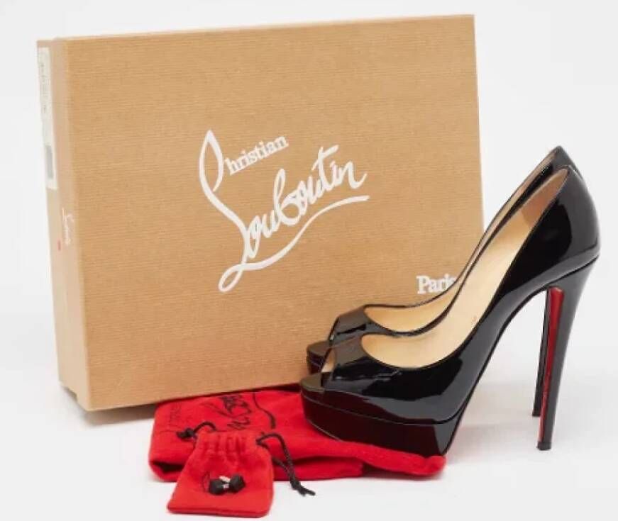 Christian Louboutin Pre-owned Leather heels Black Dames