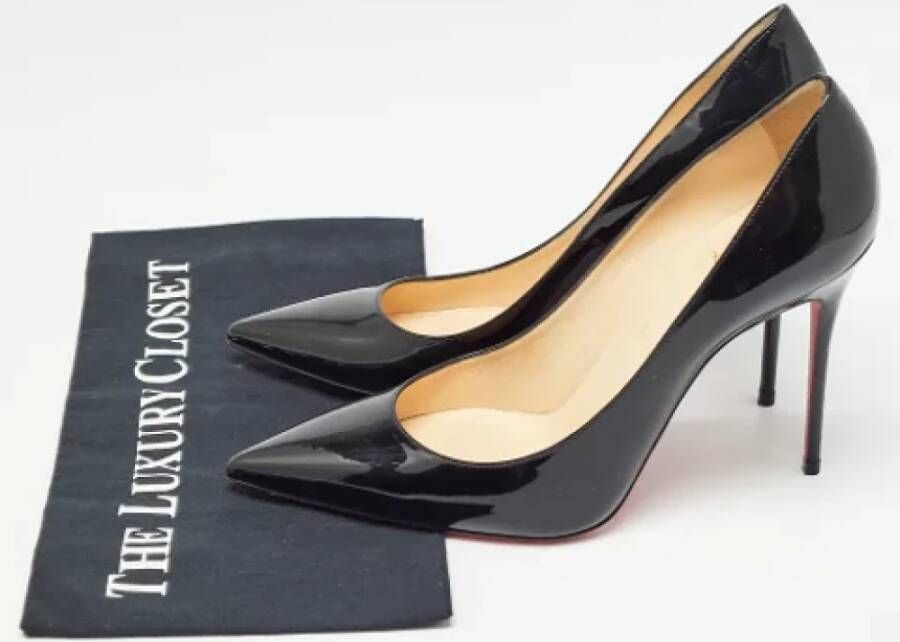 Christian Louboutin Pre-owned Leather heels Black Dames