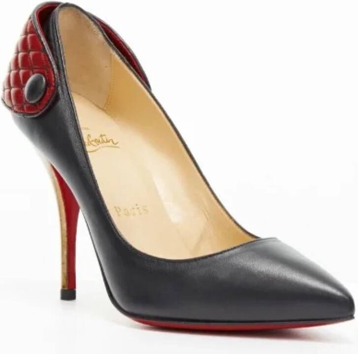 Christian Louboutin Pre-owned Leather heels Black Dames