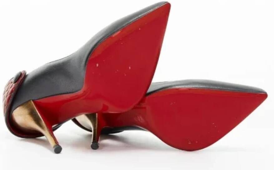 Christian Louboutin Pre-owned Leather heels Black Dames