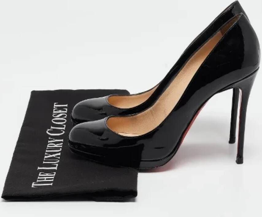 Christian Louboutin Pre-owned Leather heels Black Dames