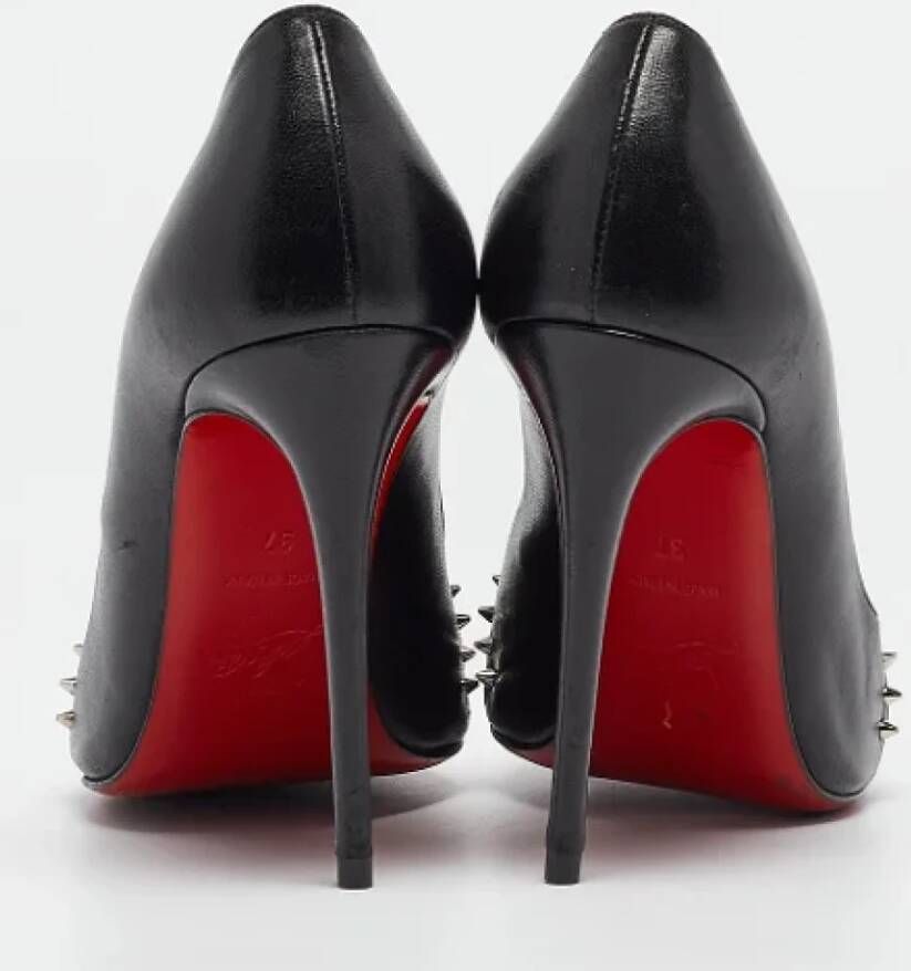 Christian Louboutin Pre-owned Leather heels Black Dames