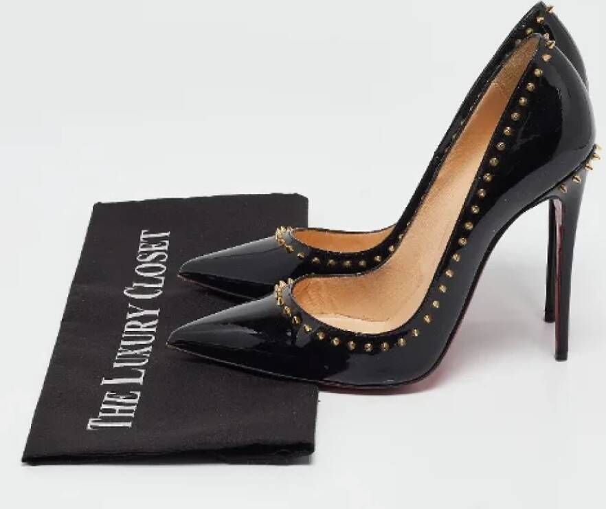 Christian Louboutin Pre-owned Leather heels Black Dames