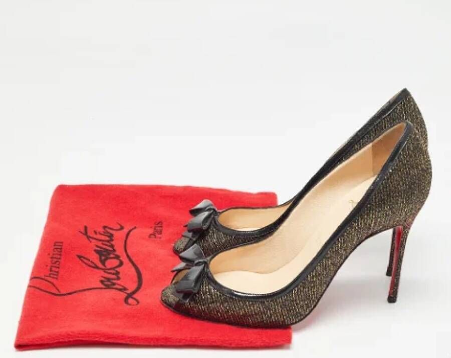 Christian Louboutin Pre-owned Leather heels Black Dames