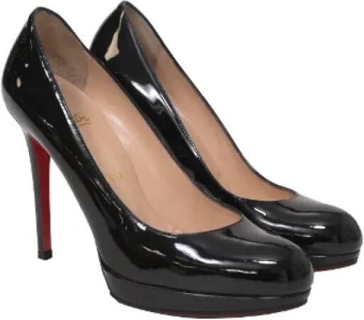 Christian Louboutin Pre-owned Leather heels Black Dames