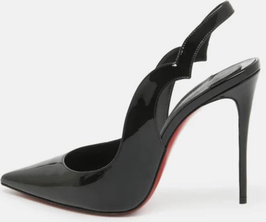 Christian Louboutin Pre-owned Leather heels Black Dames